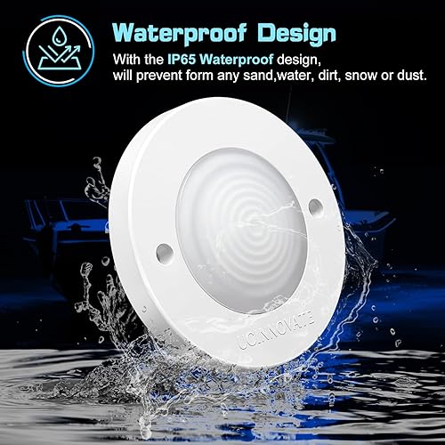 Miniatura 6 de UCINNOVATE 8 luces LED marinas para barco, luz de popa de barco, luces de cortesía, luces interiores de barco, luz de popa de barco para yate,