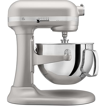 KitchenAid KP26M1XNP 6 Qt. Professional 600 Series Bowl-Lift Stand Mixer - Nickel Pearl