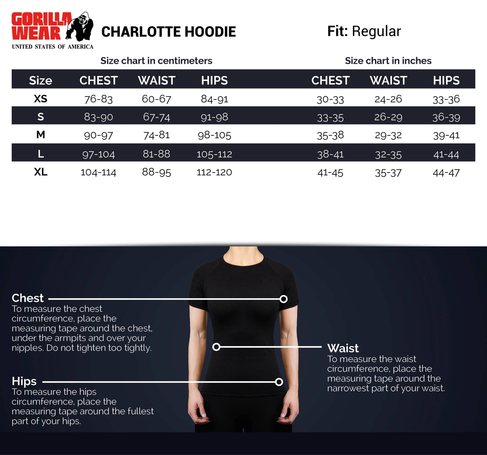 Gorilla Wear - Bluza z kapturem Charlotte – liliowa – bodybuilding sport czas wolny na co dzień, wygodna z nadrukiem logo z bawełny i poliestru optymalna swoboda ruchów