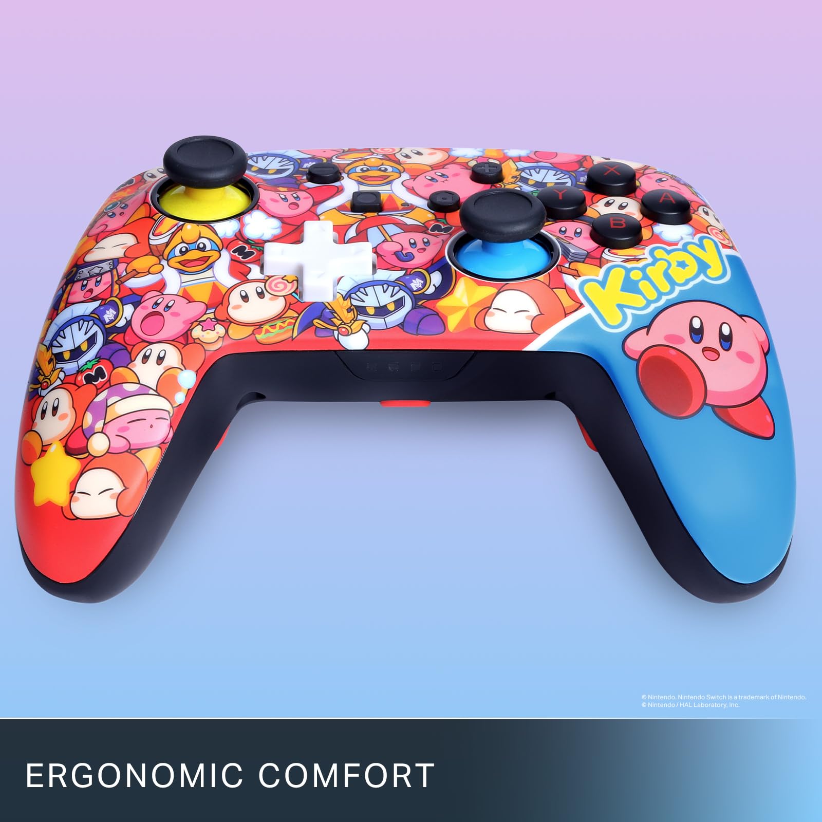 PowerA Controller Senza Fili avanzato per Nintendo Switch - Mondo di Kirby