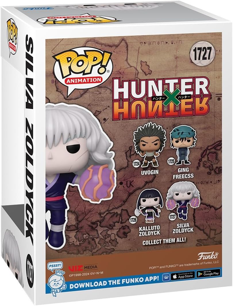 Funko POP Animation: HxH - Silva Zoldyck - Hunter X Hunter (HXH) - Collectable Vinyl Figure - Gift Idea - Official Merchandise - for Kids & Adults - Anime Fans - Model Figure for Collectors