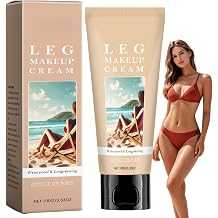 100g Leg Makeup Waterproof No Transfer,Leg and Body Makeup Waterproof Full Coverage,Body Coverage Foundation to Cover Veins,Long Lasting Moisturizing&Hydrating,Smooth Tone Body Make UpIvory