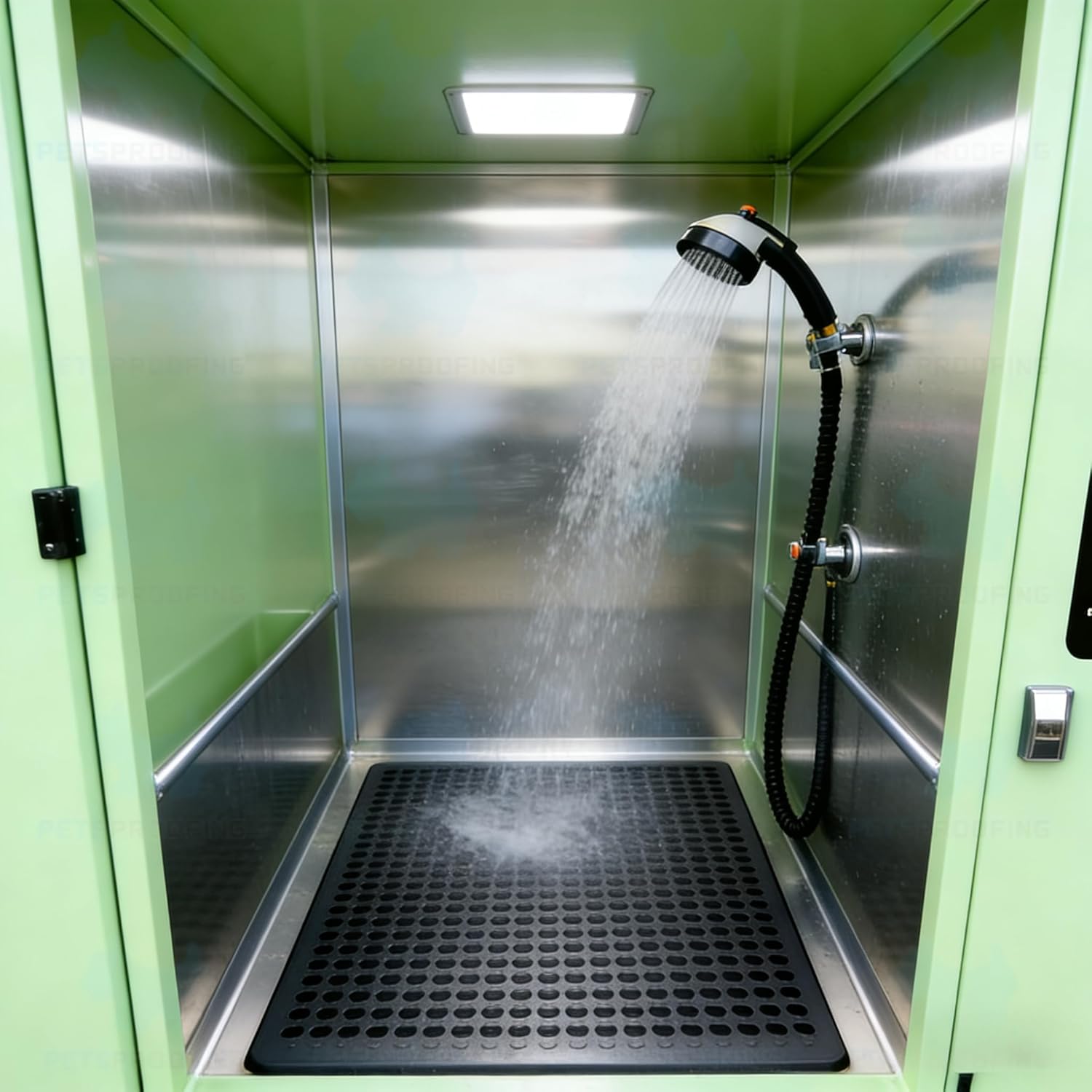 Self Service Pet Wash System - Complete Dog Bathing Station with Integrated Dryer and Shampoo Dispenser, Professional Pet Grooming Tub with Adjustable Sprayer for Home or Salon