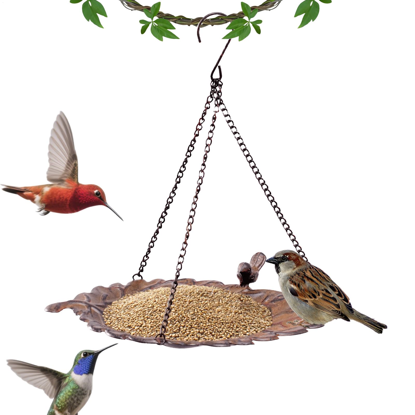 Plateau de bain pour colibri Teksome idéal pour animer votre terrasse et pelouse
