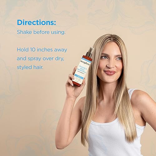 Miniatura 6 de Soapbox Laca para el cabello sin aerosol, laca para el cabello de fijación flexible, spray perfumado antiencrespamiento con B5 y aloe vera, fijación