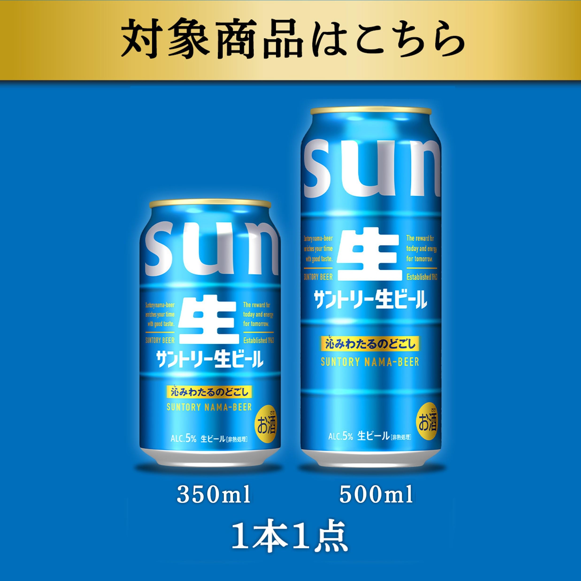 Amazon.co.jp: サントリー生ビール 350ml 48本 【絶対もらえる! サン生