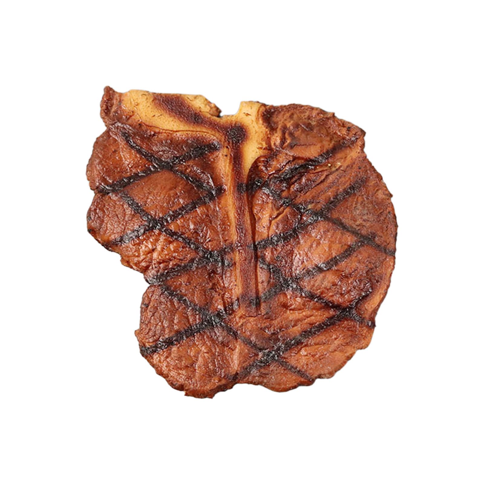 Hsioluted Fake Steak Simulation Food Model Highly Simulation Steak Photo Tool Easy to Clean Food Model Simulated Realistic Simulated Display