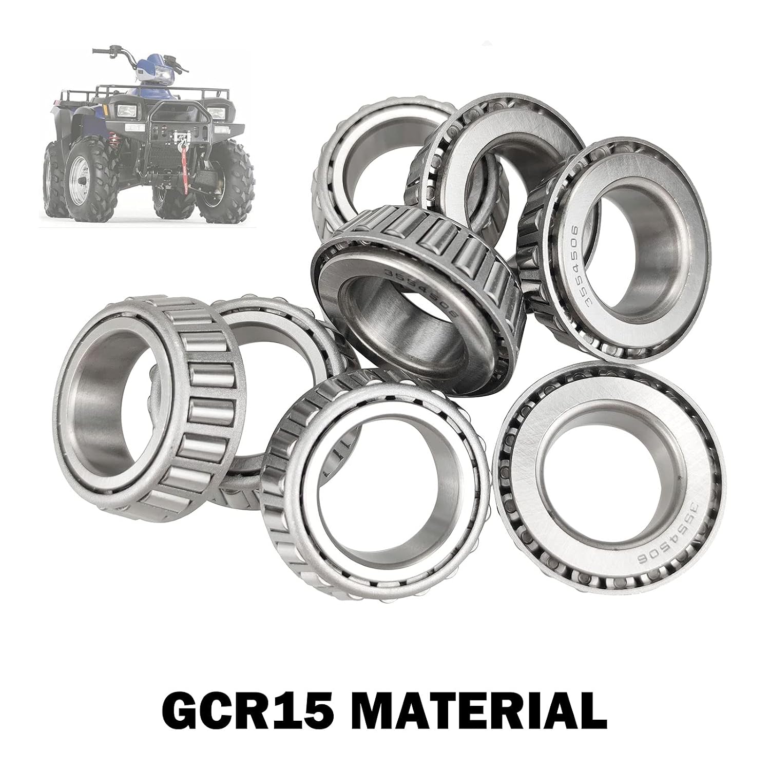 Front Wheel Bearings & Seals Kit Compatible with Polaris Sportsman/Worker/Xplorer/Magnum/Xpedition/Diesel/Scrambler/Big Boss 250/335/400/500