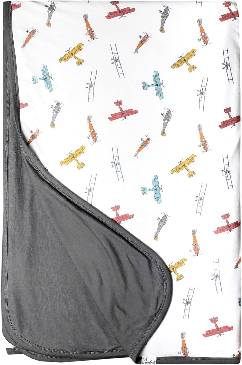 Copper Pearl Ace Jumbo 3-Layer Baby Blanket: Soft Quilt for Boys & Girls | Breathable, Cozy Toddler Blanket | Newborn Quilt | 46x46 Premium Polyester/Rayon