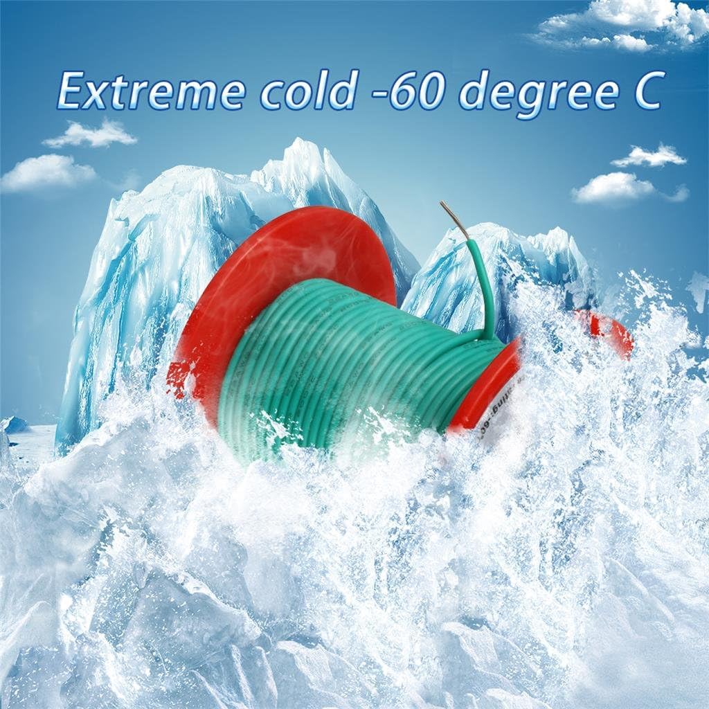 BNTECHGO 22 Gauge Silicone Wire Spool 100 ft Green Flexible 22 AWG Stranded Tinned Copper Wire - Image 4