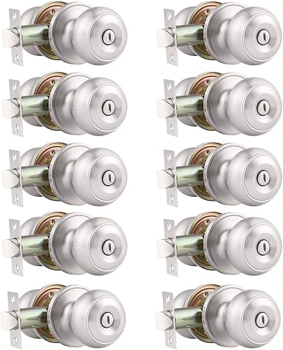 Vista 39 de Probrico 609-ORB-BK - Perilla para puerta de baño, interior, sin llave, color bronce aceitado. Oil Rubbed Bronze