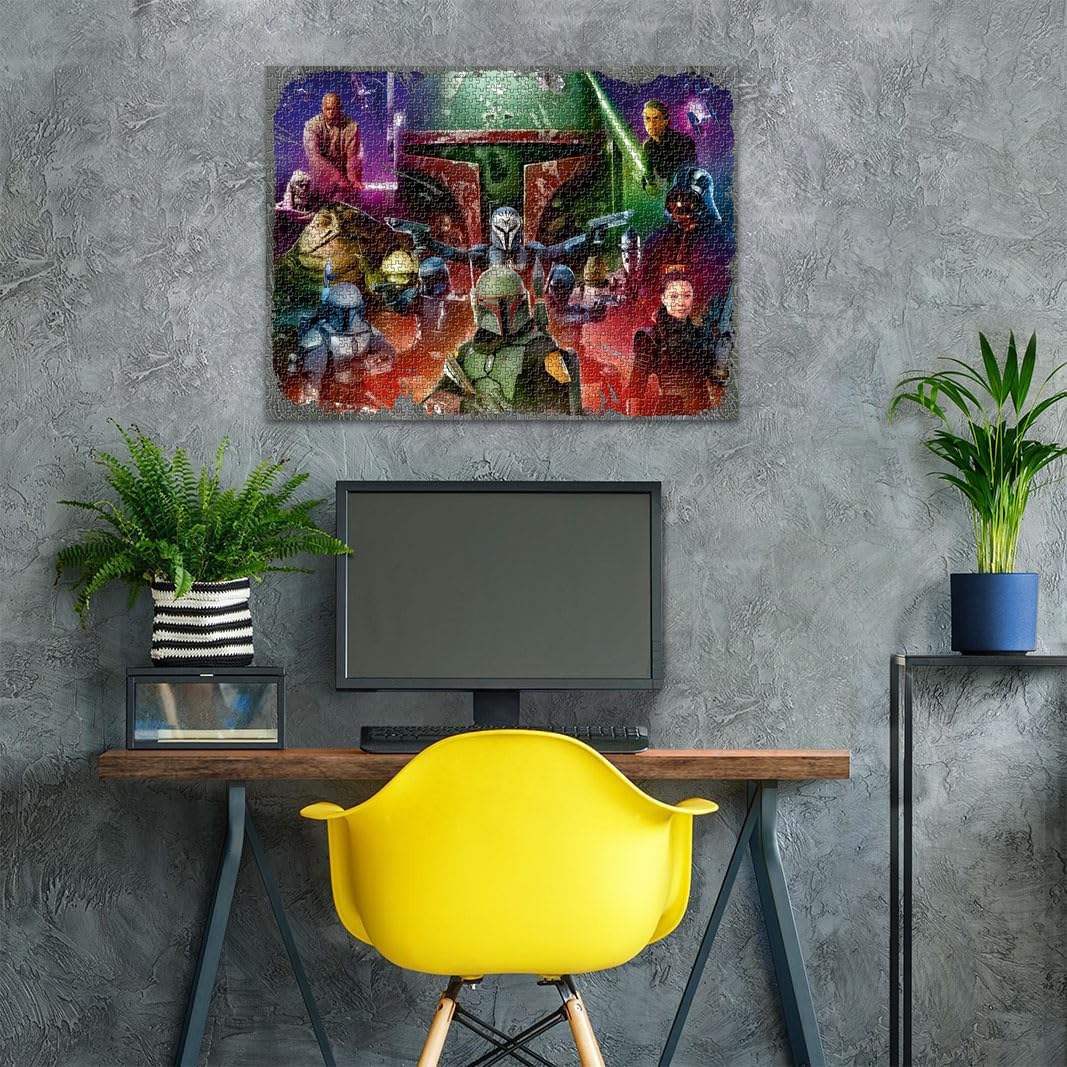 Ravensburger Star Wars - Boba Fett: Bounty Hunter 1500 Piece Jigsaw Puzzle | Unique Piece Design | Softclick Technology | Ideal Gift for Puzzle Enthusiasts