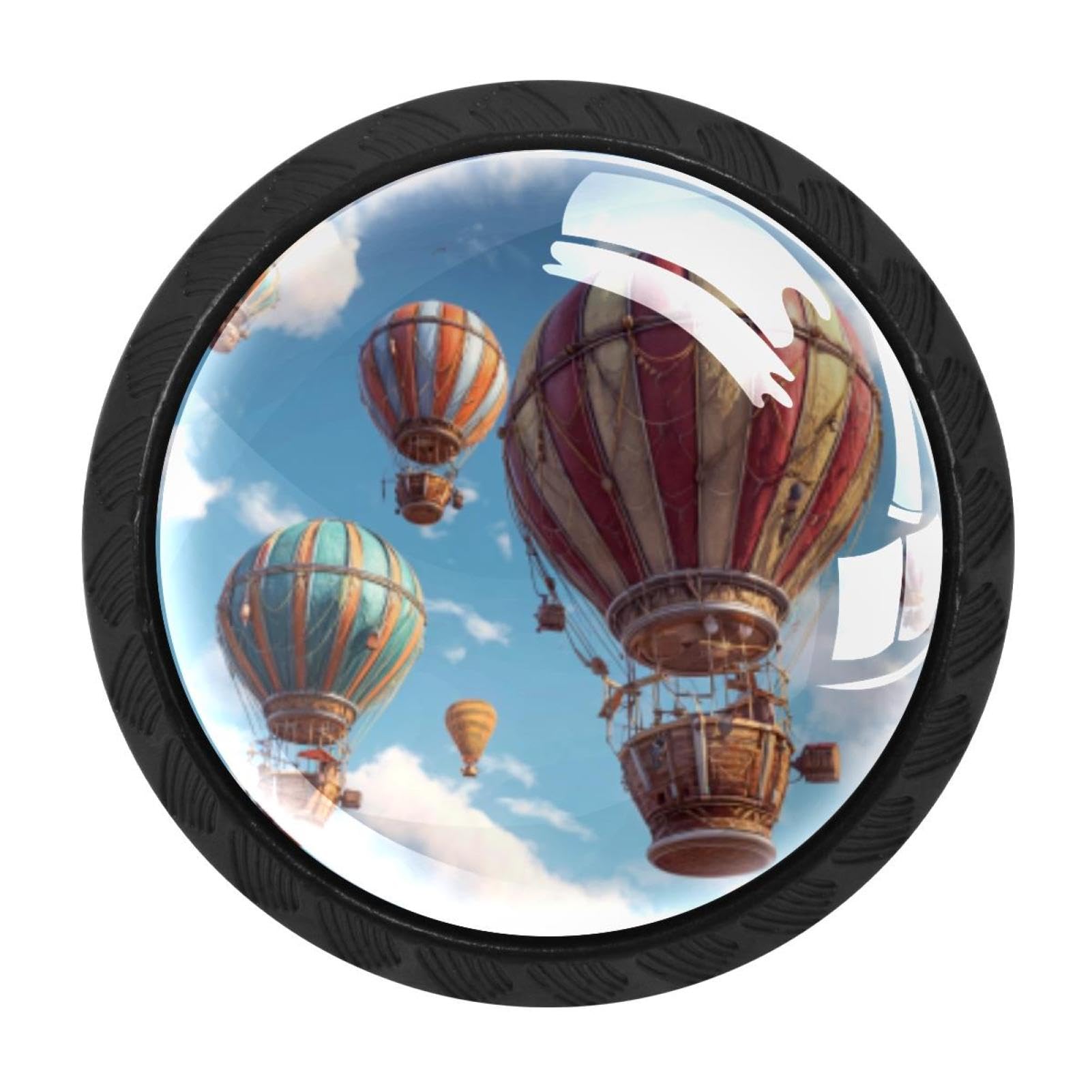 Bouton Montgolfière Cristal pour Sublimer votre Commode de Chambre