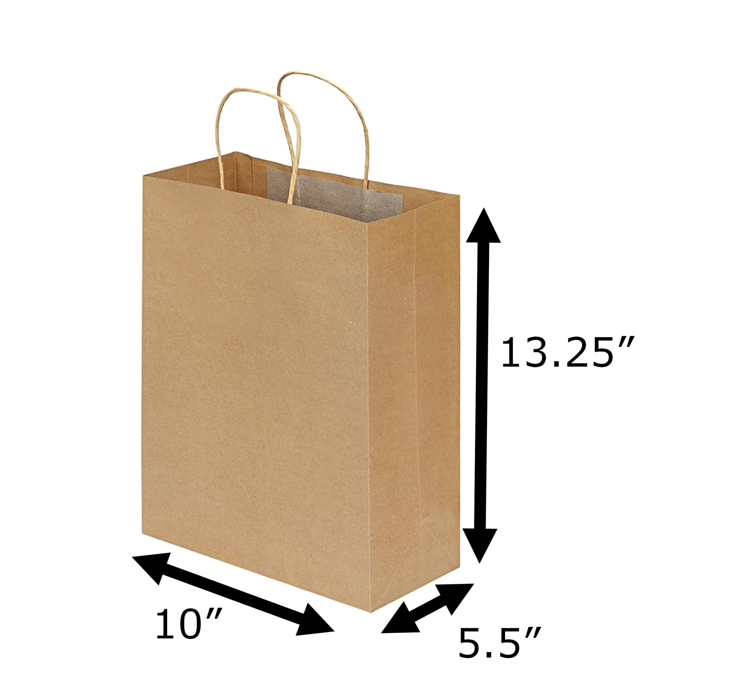 Amazon.com: Mr Miracle Premium 10x5x13 Paper Bags with Handles