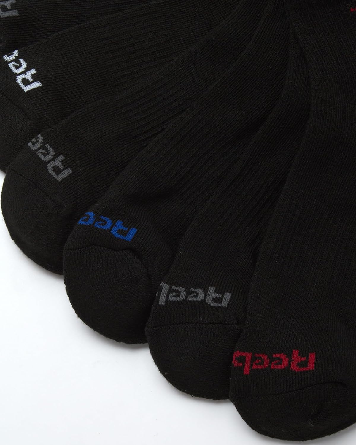 Reebok Boys Quarter Socks - 6 Pack Stretch Performance Quarter Cut Arch Support Socks - Cushioned Athletic Socks for Boys - Image 5