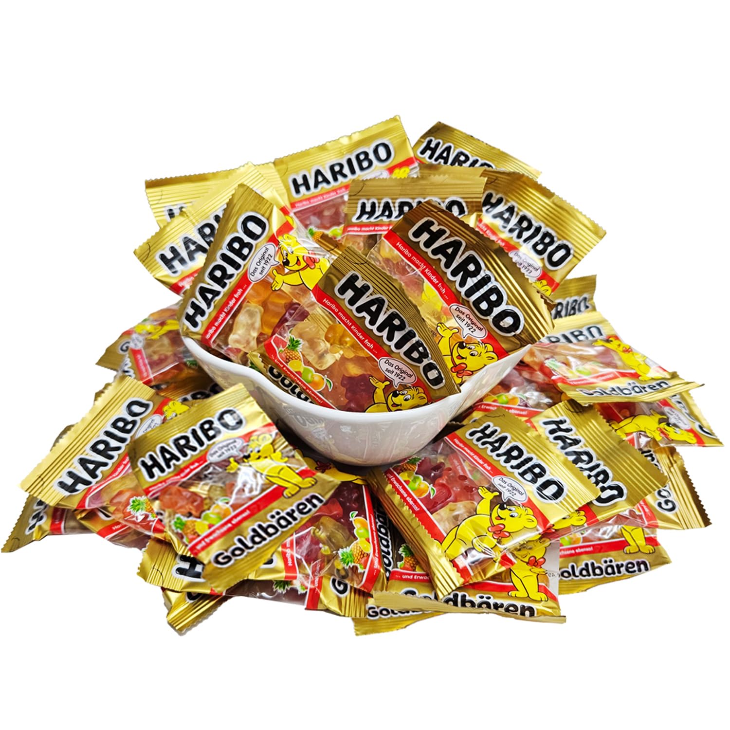 Amazon | ハリボー ミニ ゴールドベアー グミ 500g 詰め合わせ