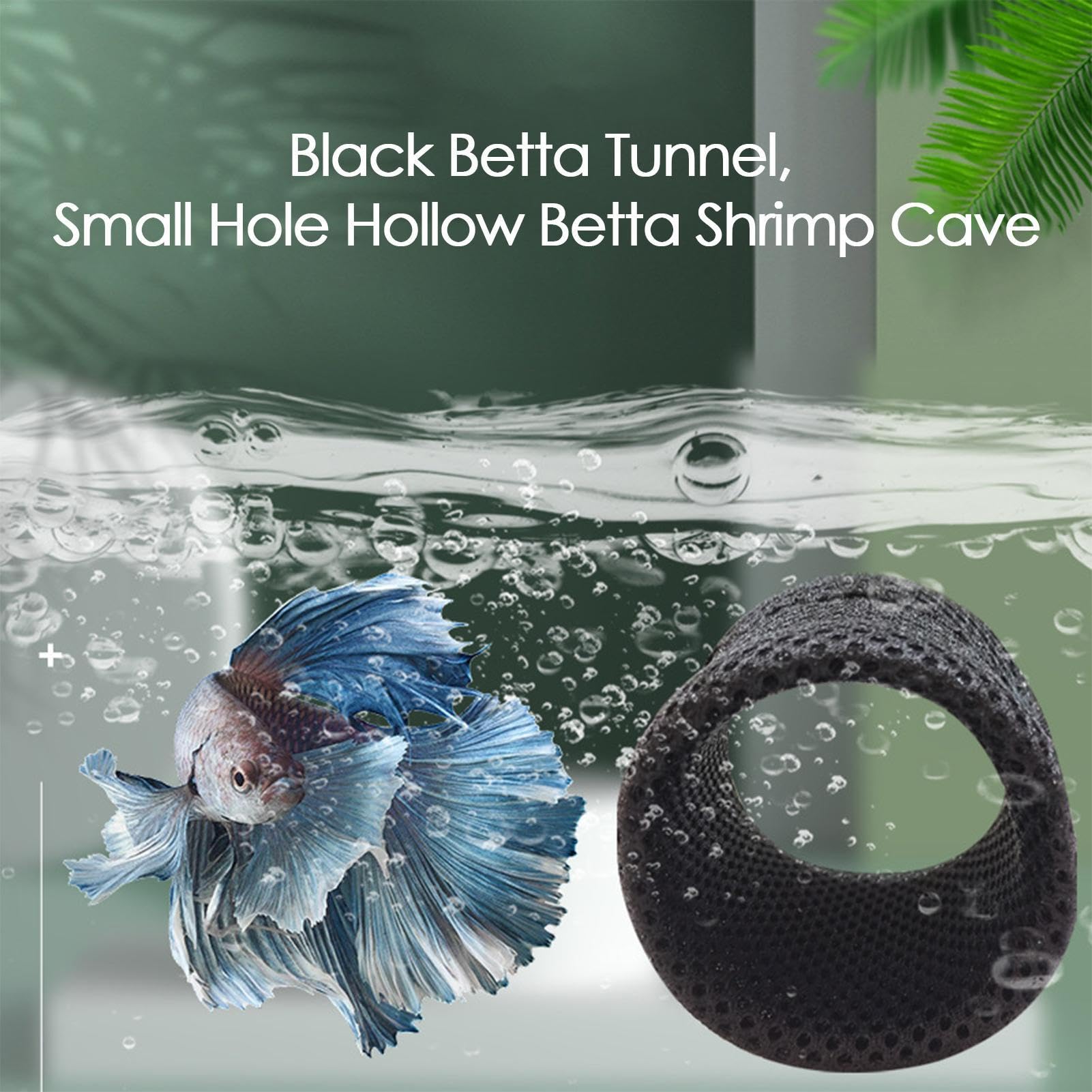 Aquarium Tunnel 19x9x8,5cm - Versteckröhre Für Betta Fische Und Garnelen