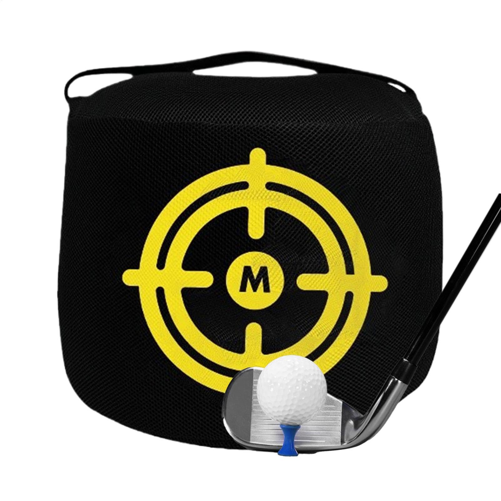Bolsa Entrenadora de Swing de Golf Herramienta De Silenciosa para Apuntar | Saco De Golpeo Para Palos De Golf Para Golfistas, Jugadores, Aficionados, Hombres,
