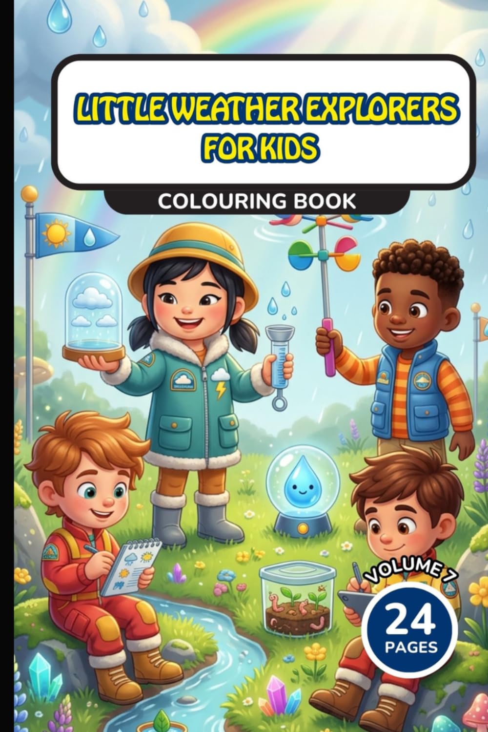 Little Weather Explorers for Kids: Colouring book Volume 7
