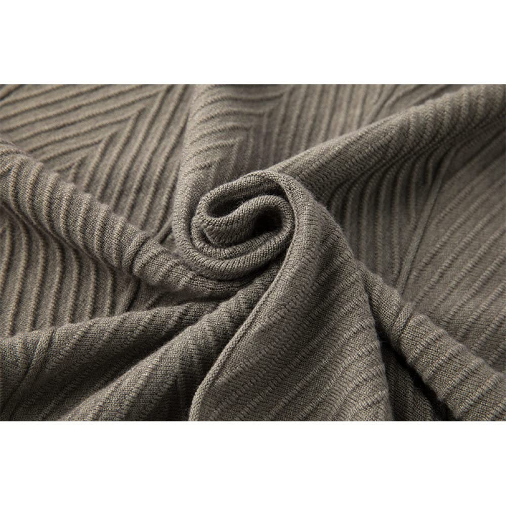 Damen Strickrock,Damen Maxirock Olivgrün Elastisch Hohe Taille Gestrickte Textur Regenschirmrock Vintage Schlanke A-Linie Swing Geraffte Herbst Lange Röcke Für Mädchen Damen,M
