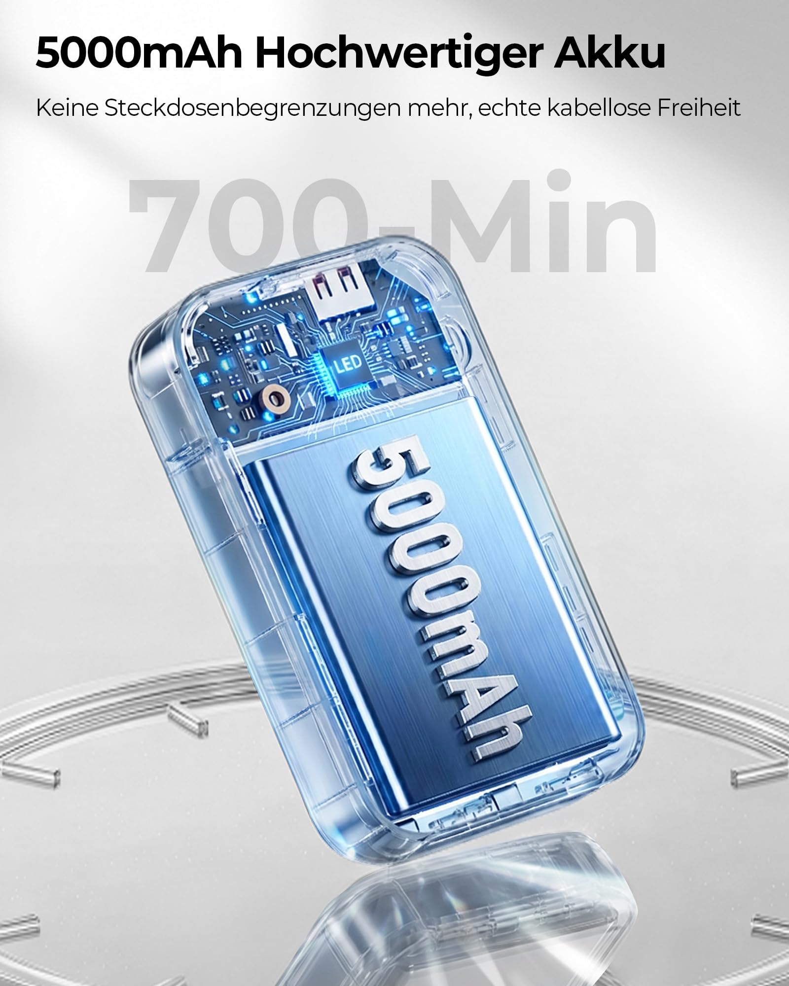 KingPavonini Kabellose Kniemassagegerät mit Wärme, Rotlichttherapie und 4-Motor-Vibration, Kniebandage Massagegerät gegen Knieschmerzen, 5 Wärmestufen & 5 Rotlichtmodi, Geschenk für Mama Papa(1 Stück)
