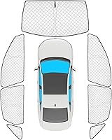Vista 58 de KMF - Parasol de repuesto para parabrisas, cubierta para ventana lateral y trasera, cubierta protectora para visor, para campamento, bebé, bloqueo