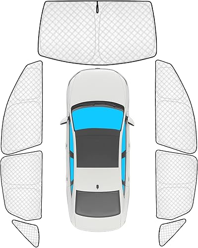 Miniatura 163 de KMF - Parasol de repuesto para parabrisas, cubierta para ventana lateral y trasera, cubierta protectora para visor, para campamento, bebé, bloqueo