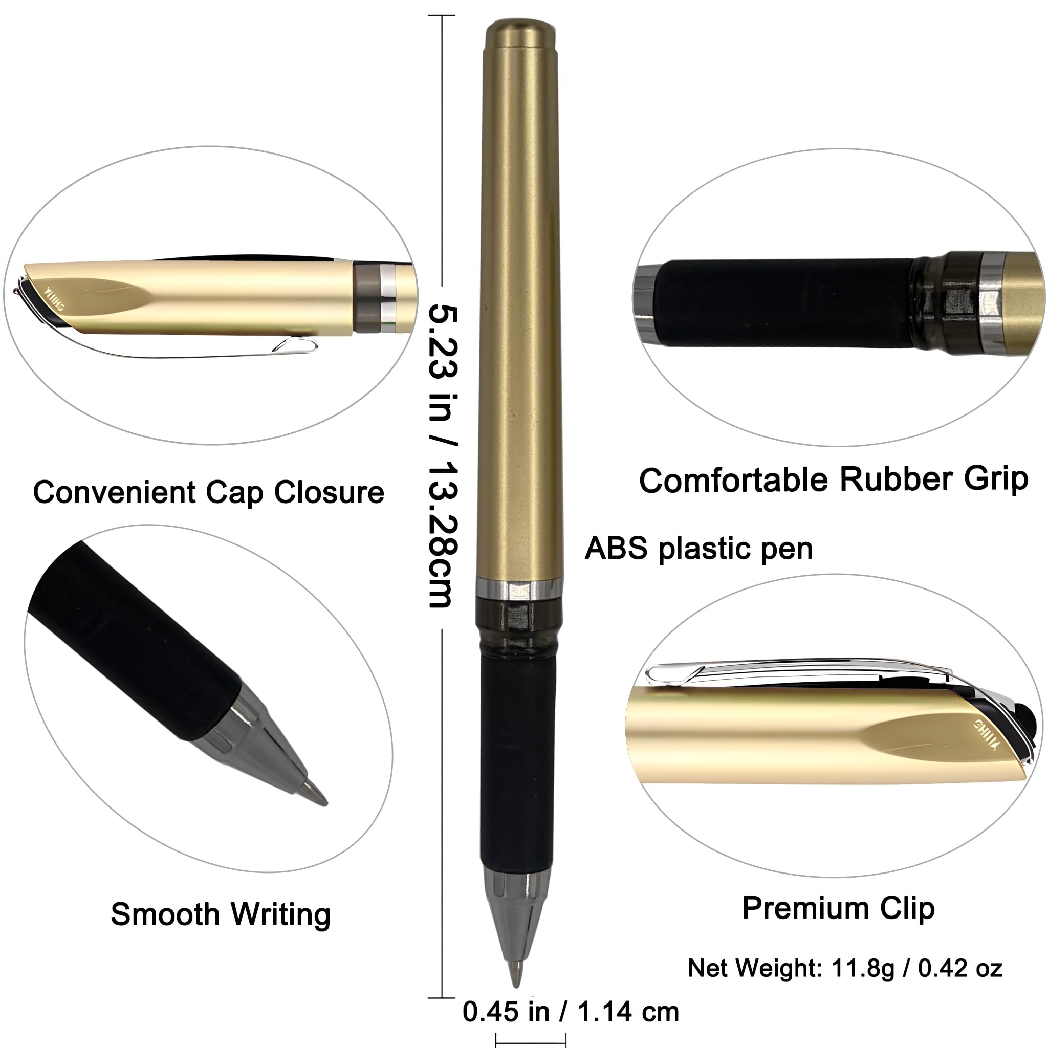 Kugelschreiber mit Gravur Namen Text Logo Kugelschreiber Personalisiert Stift 100 Pcs Gold