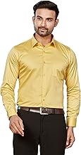 Men's Solid Formal Shirt | Regular Fit |100% Pure Cotton Satin | Classic Collar | Full Sleave