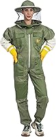 Vista 14 de Traje ventilado de la apicultura en varios colores con velos redondos o de esgrima