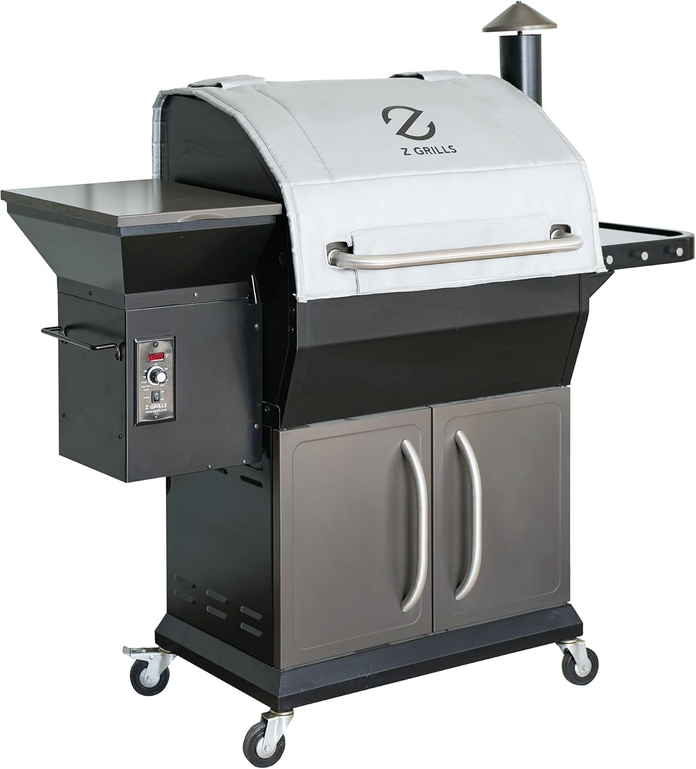 Z GRILLS Thermal Insulation Blanket Fire-Resistant 3-Layer Construction for Enhanced Temperature Preservation, Pellet Savings, Snow Resistance and Waterproof - Ideal for Outdoor Grilling