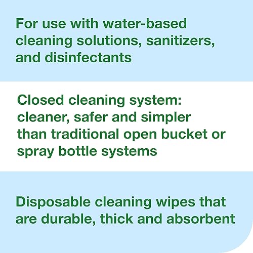 Miniatura 5 de Everwipe Chem-Ready - Cubetas para toallitas húmedas blancas, tapa resellable, compatible con rollo de toallitas Chem-Ready, 5 cubos, 192812