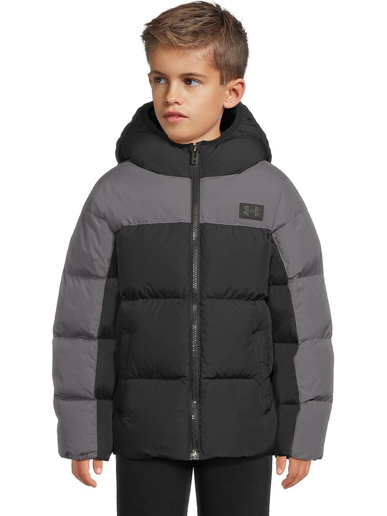 Black Under Armour Tuckerman Puffer Jacket (Little Kid)