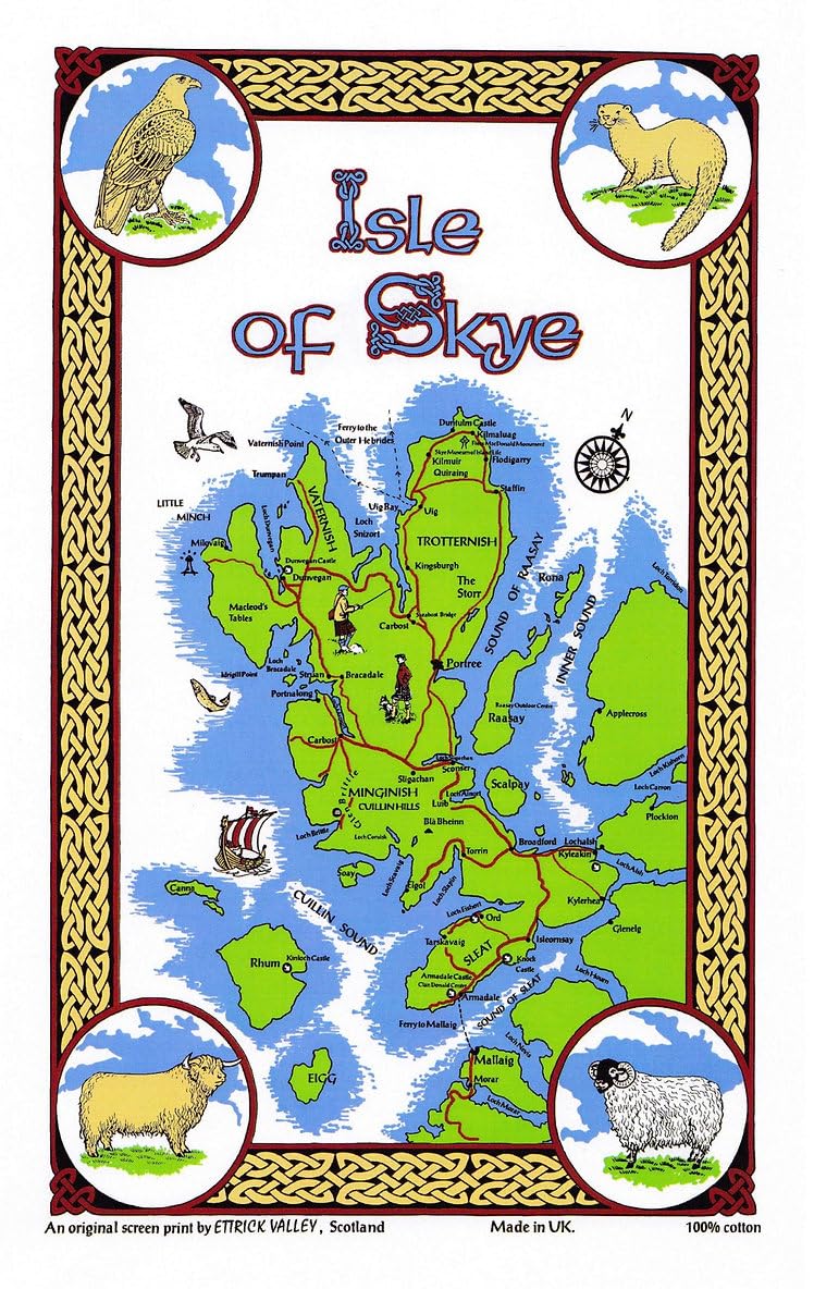 Ettrick Valley Isle of Skye Tea Towel