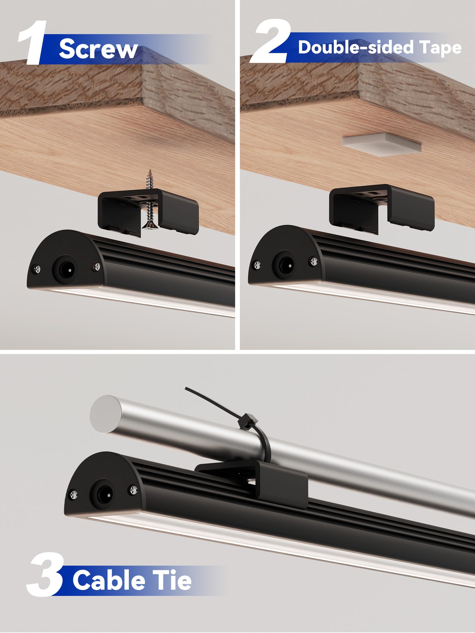 GLOWRIUM Lampes de culture pour plantes d'intérieur, barre lumineuse à DEL | Bandes lumineuses de croissance 48 W avec contrôle par application, minuterie automatique, angles de faisceau réglables pour