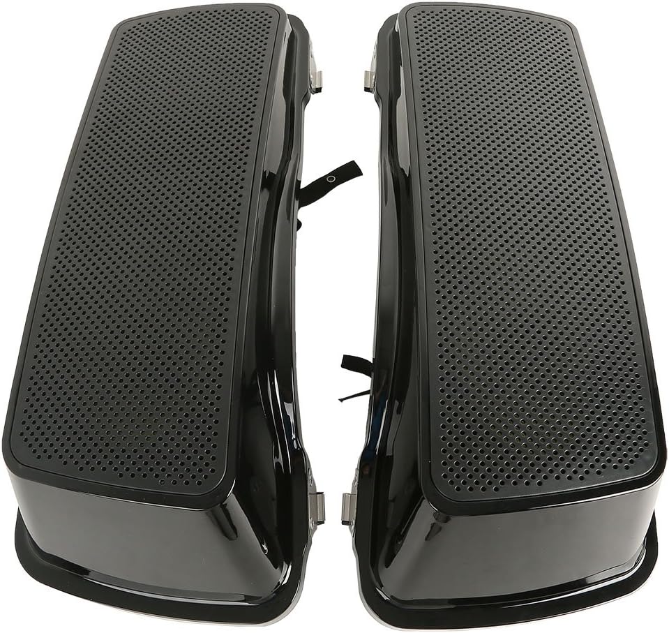 XMT-MOTO Hard Saddlebag Lids W/Dual 6"x9" Speakers fits for Harley Davidson Touring 1994-2013 Road King FLHR Road Glide FLTRX Street Glide FLHX Electra Glide FLHT