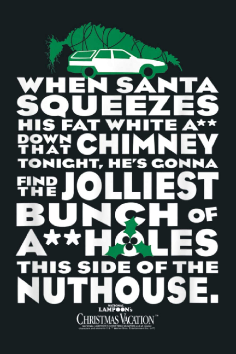 Christmas Vacation Jolliest Bunch: Notebook Planner -6x9 inch Daily Planner Journal, To Do List Notebook, Daily Organizer, 114 Pages