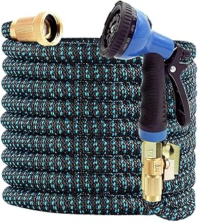 J&B XpandaHose 75ft Expandable Garden Hose with Holder -...