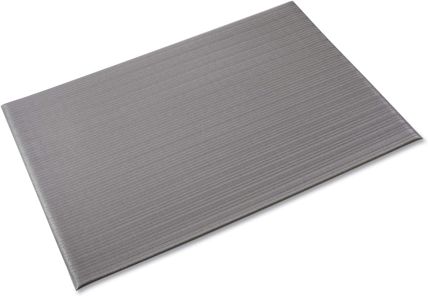 Crown FL3610GY Ribbed Anti-Fatigue Mat, Vinyl, 36 x 120, Gray