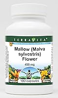 Vista 1 de Flor de Malva (Malva sylvestris) - 450 mg (100 Cápsulas, ZIN: 511606)