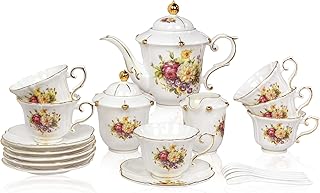 ACMLIFE Porcelain Vintage Saucers Service