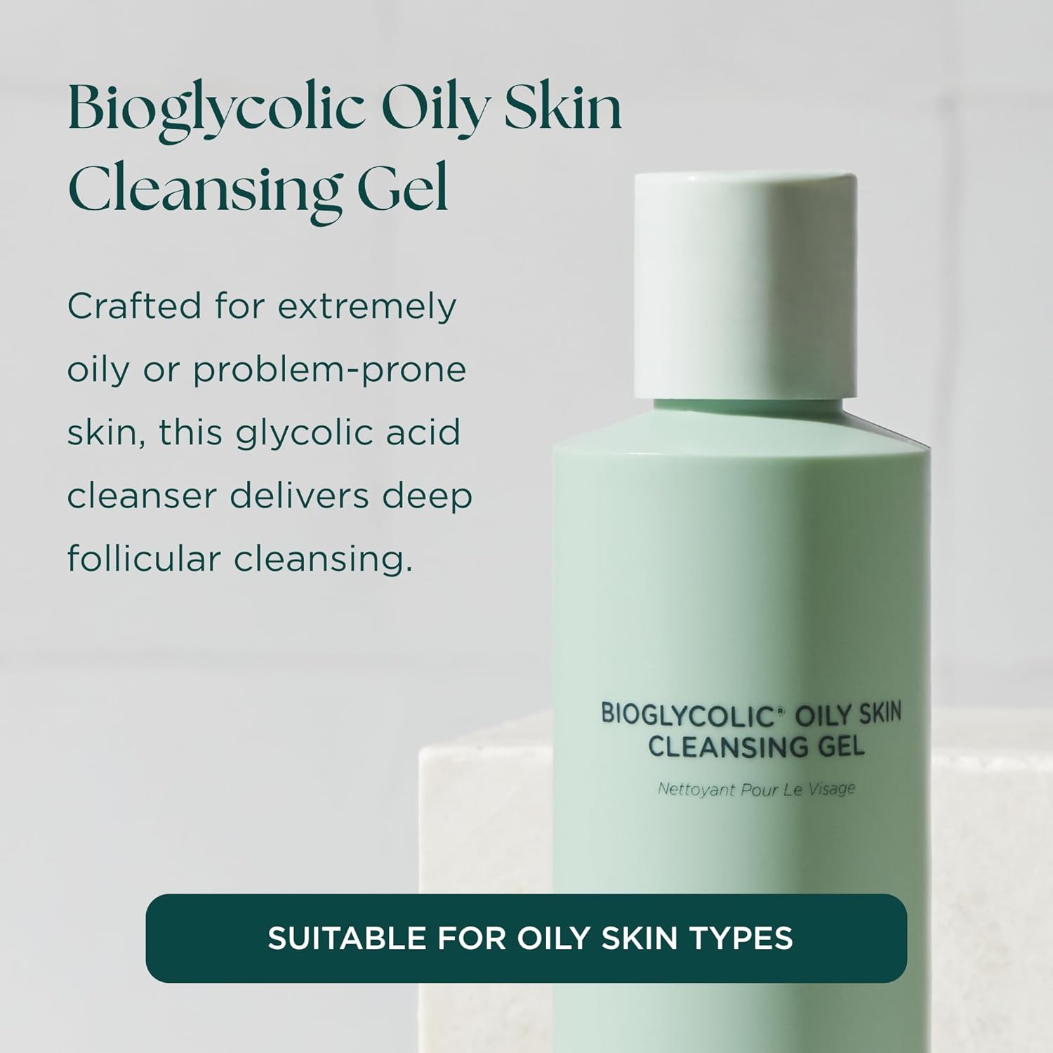 Marini SkinSolutions Bioglycolic Oily Skin Cleansing Gel - Glycolic Acid Face Cleanser for Extremely Oily/Problem-Prone Skin - Cruelty Free - Made in the USA - 6 fl oz - Image 2