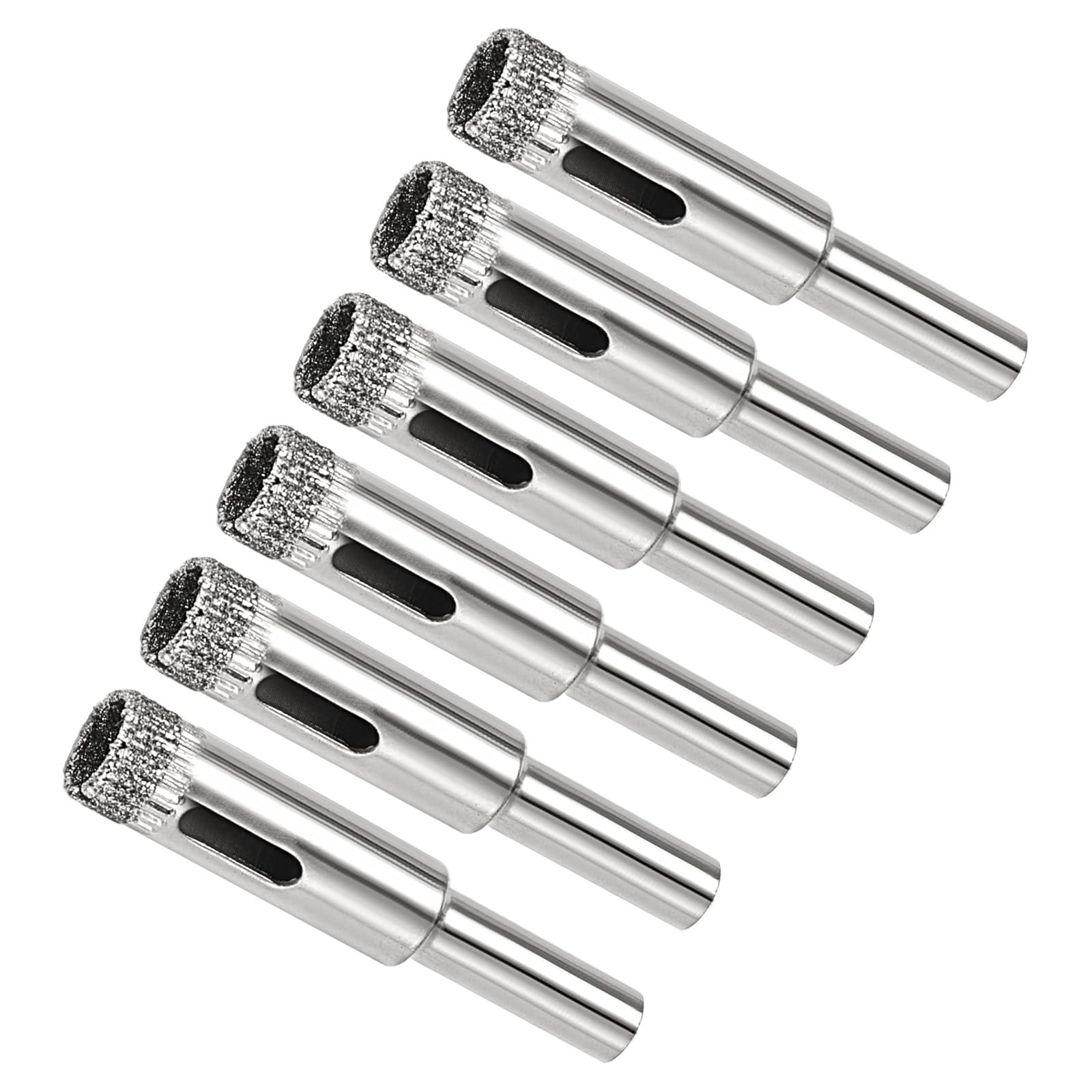 CoCud Diamond Hole Saws Drill Bits, 10mm / 3/8" Drilling Diameter, Nickel Plated Carbon Steel Drill Bit - (Applications: for Glass Ceramic Tiles Marble Stone), 6-Pieces โ image 1