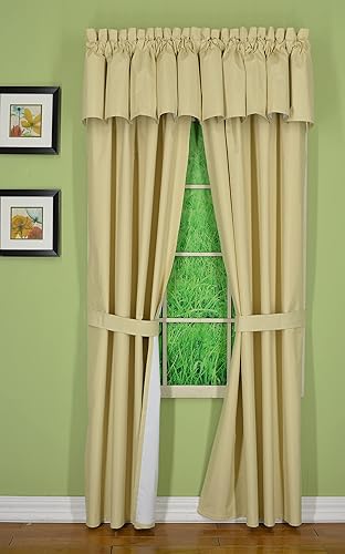 Miniatura 9 de Today's Curtain Horizonte - Botín térmico opaco, color albaricoque