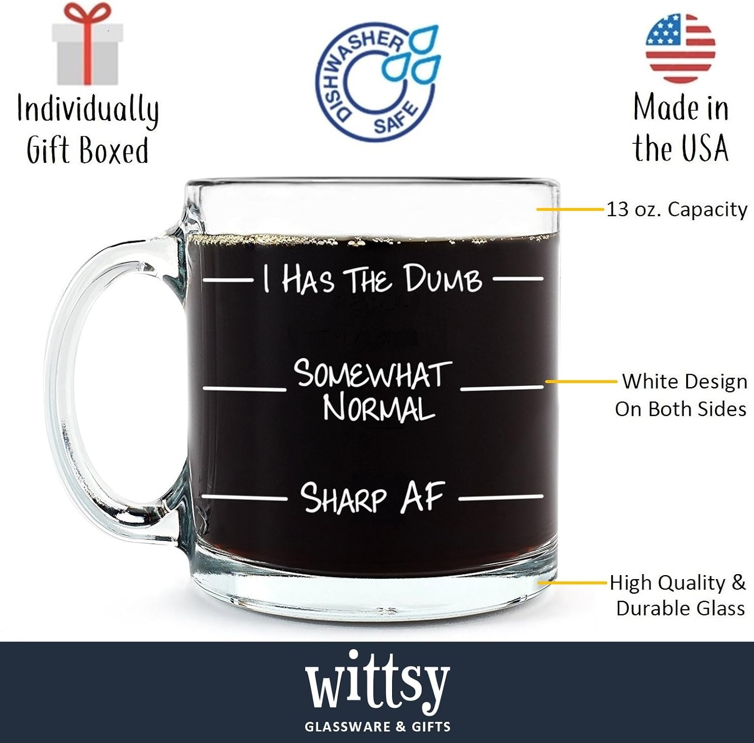 Big Sale Sharp AF Funny Coffee Mug - Best Novelty Christmas Gifts for Men, Women, Husband, Wife - Cool Xmas Gag Gift Ideas for Him, Her, Dad, Mom from Son, Daughter - Unique Birthday Present - Fun Glass Cup Flash Deals - 60% OFF Sharp AF Funny Coffee Mug - Best Novelty Christmas Gifts for Men, Women, Husband, Wife - Cool Xmas Gag Gift Ideas for Him, Her, Dad, Mom from Son, Daughter - Unique Birthday Present - Fun Glass Cup