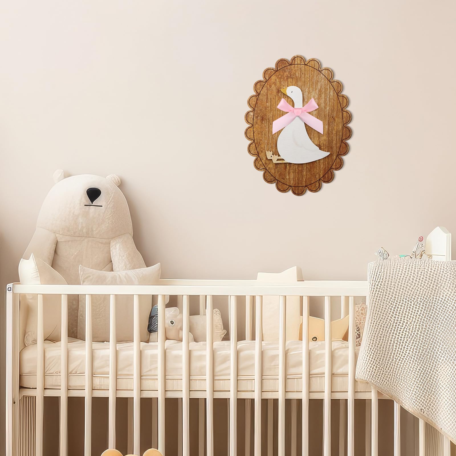 Snapklik.com : Weysat Goose Nursery Decor Wooden Vintage One Silly ...