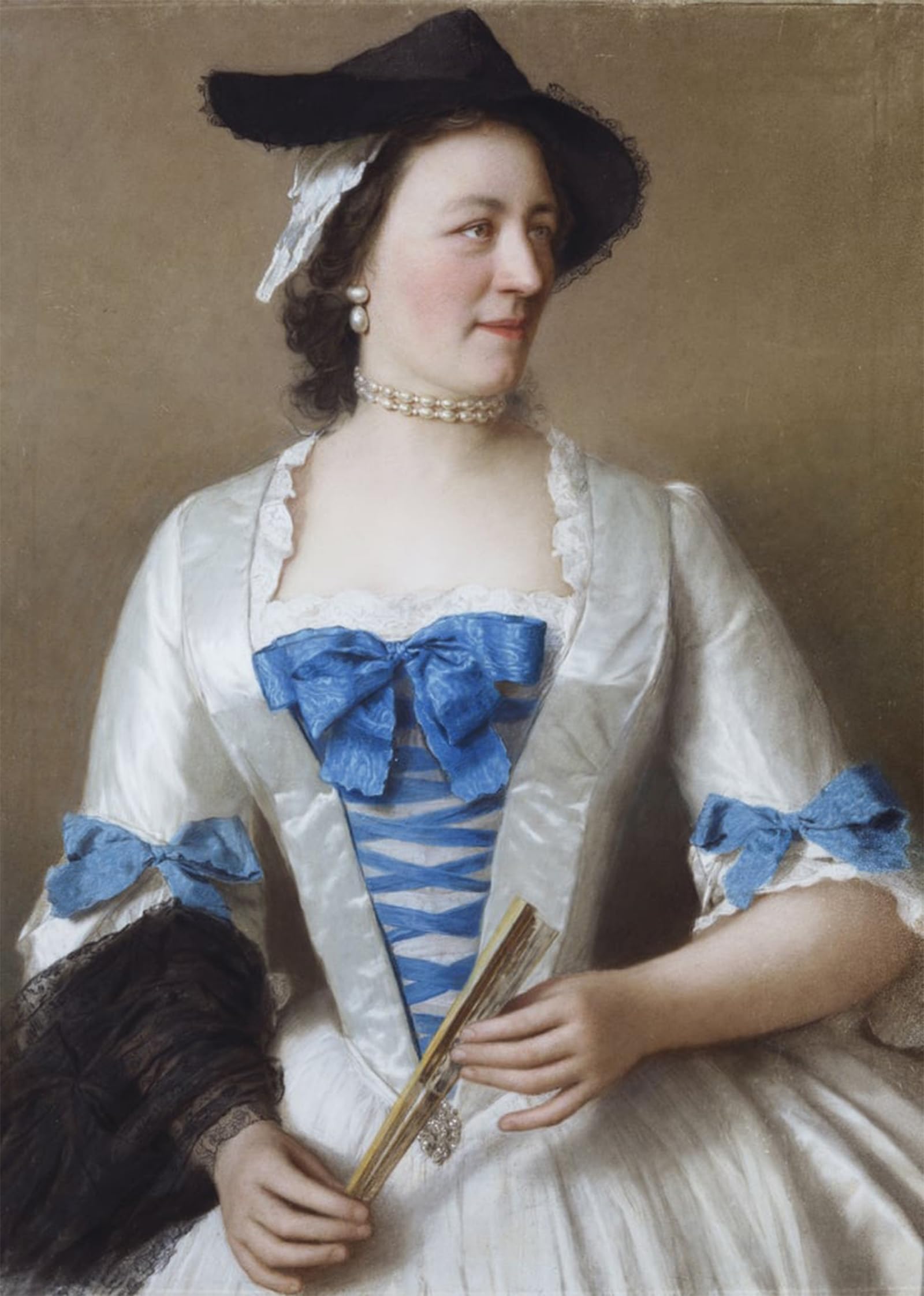 POSTERIIk Famous Animal Posters Vintage Picture Portrait of Lady Tyrell by Jean Étienne Liotard Modern Wall Decor for Home Decor 60x90cm