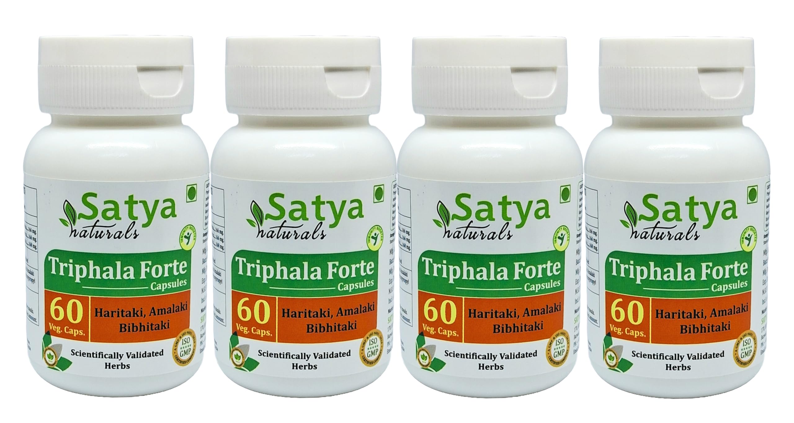 Triphala (Amalaki (Emblica officinalis), Haritaki (Terminalia chebula), Bibhitaki (Terminalia belerica) Extract Capsules | Highest Potency, 100 % Herbal Product | Pack of 60 X 500 mg. Veg. Capsules (Pack of 1 Bottle) — Amazon image 6