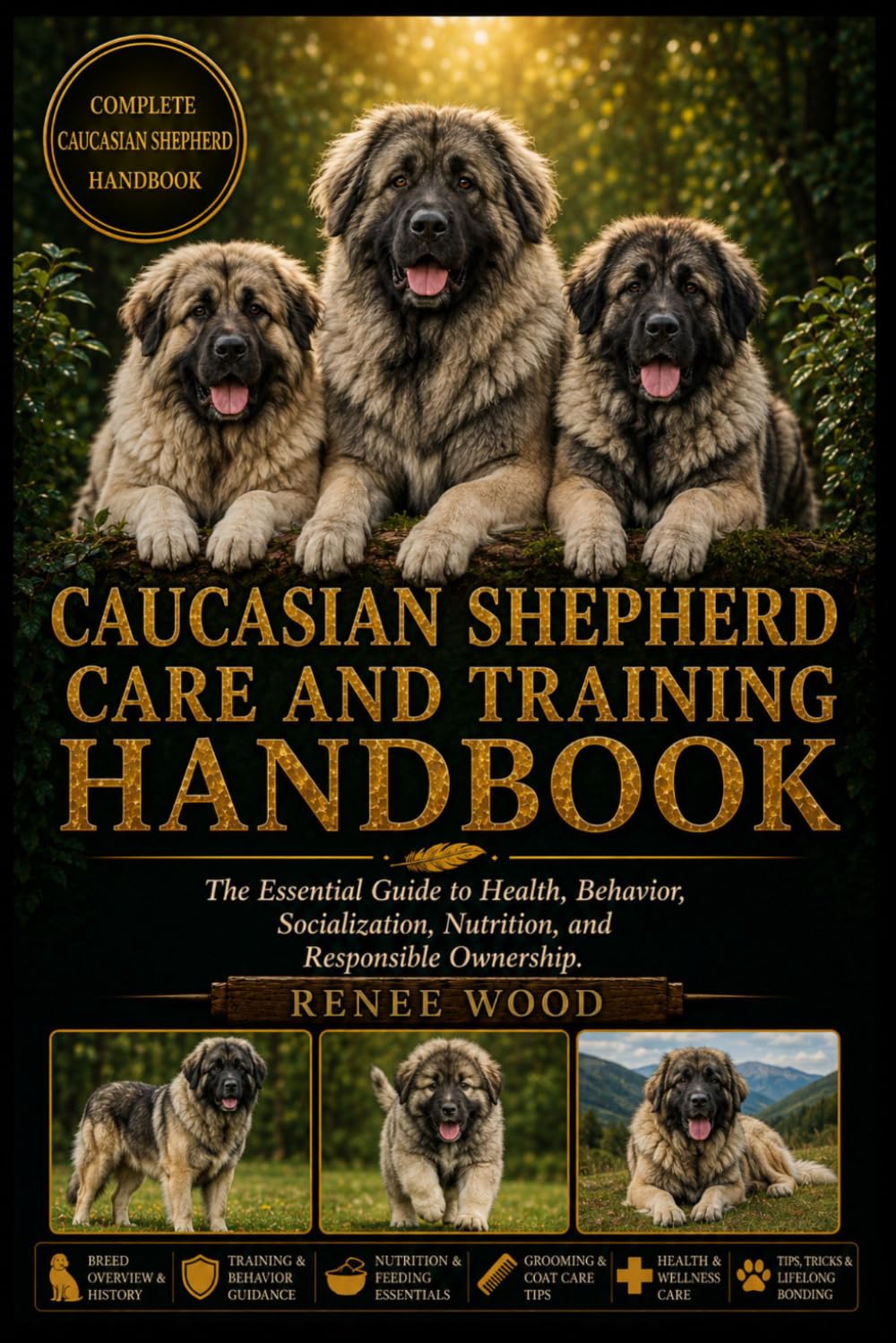 CAUCASIAN SHEPHERD CARE AND TRAINING HANDBOOK: The Essential Guide to Health, Behavior, Socialization, Nutrition, and Responsible Ownership.