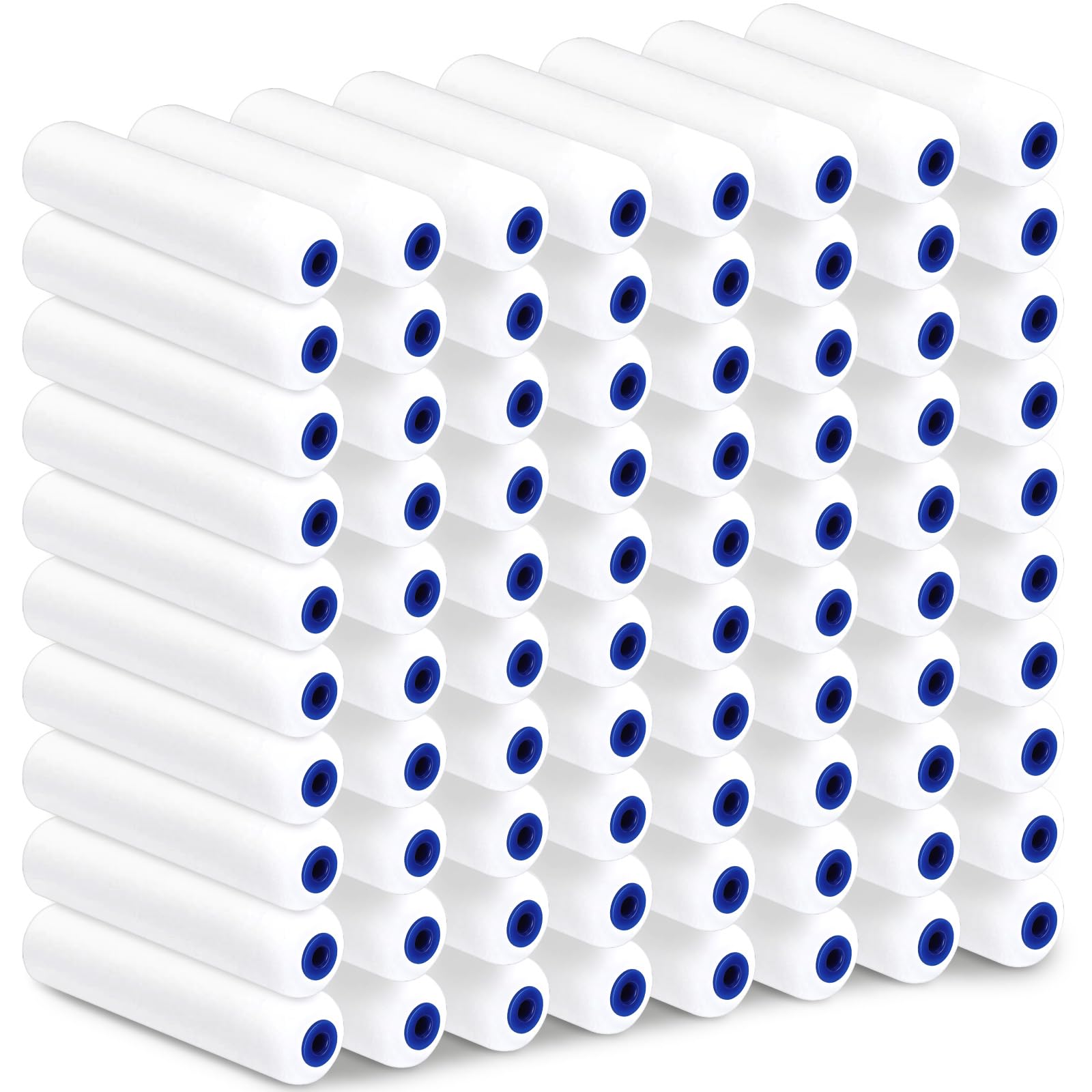 Photo 1 of Leumoi 80 Pack Foam Paint Roller Covers - 6 Inch